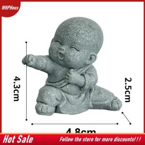 【COD】🔥🔥🔥 Buddha Statues Miniature Monks Kung Fu Monks Zen Garden Decorations Meditation Home Aquarium Decoration