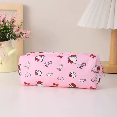 พร้อมส่งในไทย🚚 Sanrio Kuromi melody HelloKitty การ์ตูนน่ารักกล่องดินสอนักเรียนปากกาขนาดใหญ่ความจุกล่องเครื่องเขียน