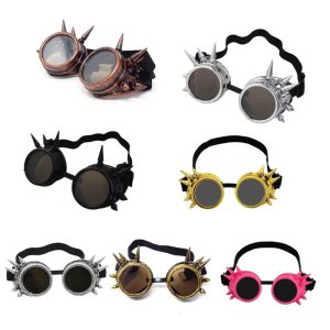 Glasses Raves Steampunk Goggles Vintage Eye Protections Raves Goggles Halloween Festival Goggles Steampunk Glasses