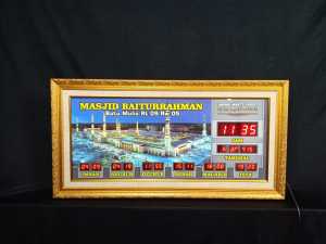 Jam Sholat Iqomah Digital Gratis Gambar Masjid