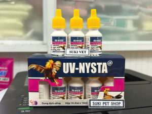 UV-NYSTA - ( 10ml ) - HẾT NẤM ĐẸN MIỆNG CHO CHIM GÀ VÀ CÁC LOẠI GIA CẦM - HÀNG CHÍNH HÃNG UV-VIETNAM