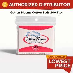 Cotton Blooms Cotton Buds 200 Tips Ziplock – Family Pack Cotton Swabs