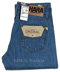 HARA Jeans กางเกงยีนส์ขากระบอก ยี่ห้อ HARA แท้ 100 %