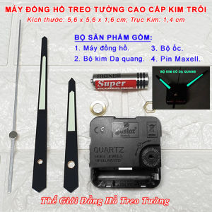 Máy Đồng Hồ KIM TRÔI CAO CẤP EASTAR – Bộ Kim DẠ QUANG - Bảo Hành 2 Năm – Tặng Pin Maxell