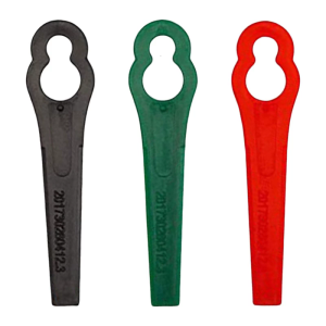 50Pcs Plastic Grass Trimmer Blades Cordless Strimmer Blades Lawn Mower Cutting Blades Garden Mower Replacement