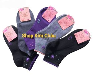 Tất vớ nữ cổ ngắn hàng đẹp dày xinh xắn chống nằng bảo vệ chân cho bạn gái