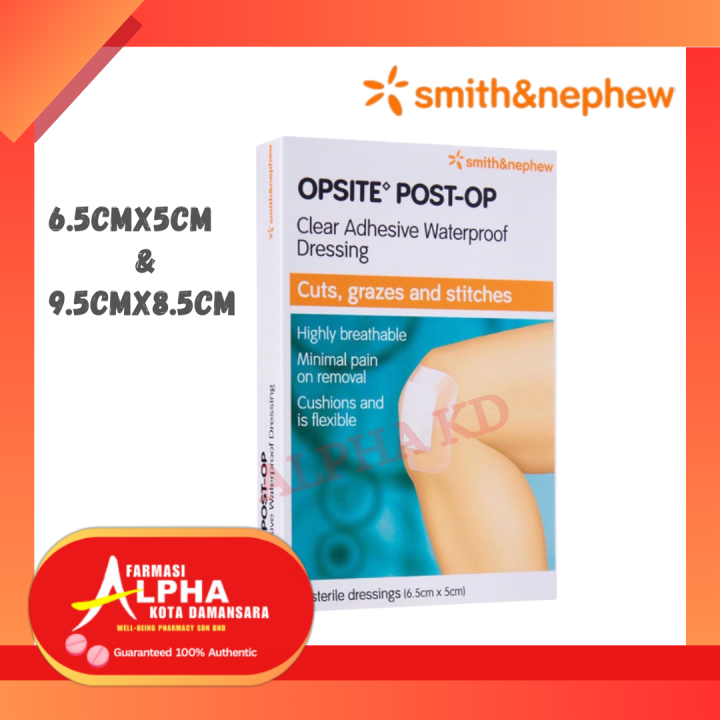 Smith Nephew Opsite Post Op Waterproof Dressing Lazada