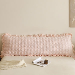 SUNLIGHT HOME Vỏ gối Dài Ren nhung vỏ gối dài dày có khóa kéo vỏ gối ôm đơn giản vỏ gối đôi chất lượng cao