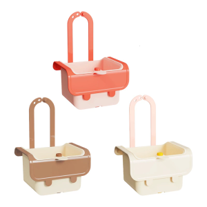 Space Saving Auto Dump Sink Strainer With Faucet Mounted Installation for Effortlessly Scrap Disposal in Small Kitchens and Dorms