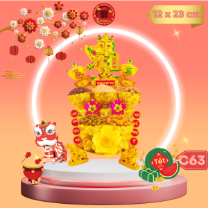 Dĩa tỏi thần tài rồng vàng chibi hưng thịnh - TỎI CÁT TƯỜNG