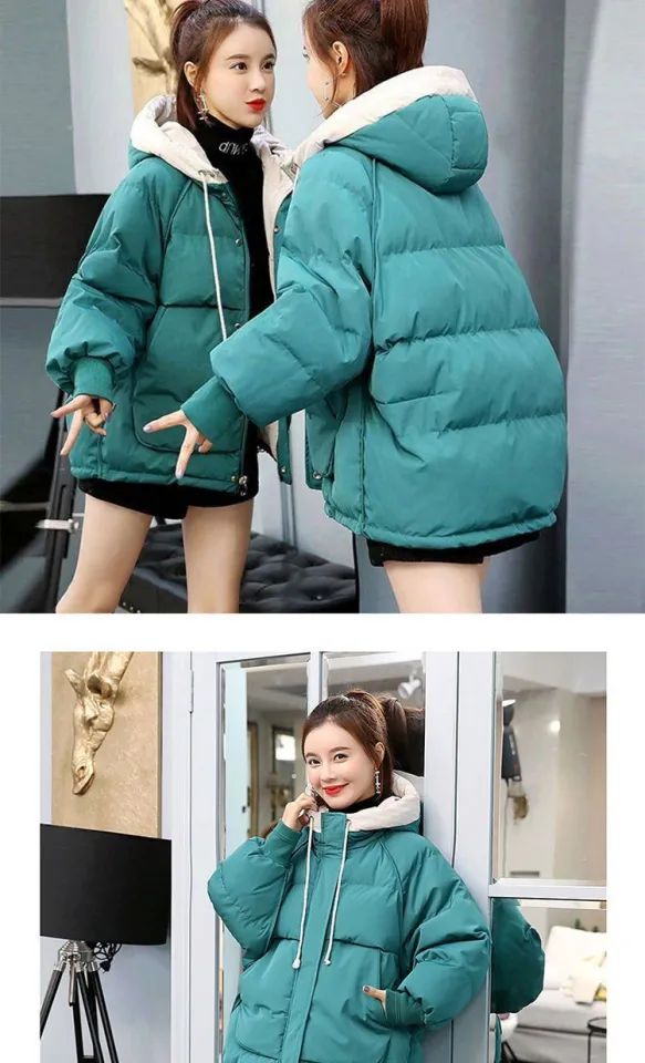 Women Winter Coat 2021 New Fashion Winter Jacket Short Warm Cotton Hooded  Jackets Thicken Warm Coat