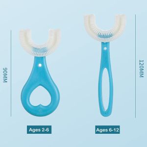 U-shaped toothbrush Foodgrade Silicone Baby & Kids Toothbrush Berus Gigi Kanak Kanak Berus Gigi Budak 儿童牙刷
