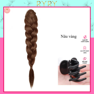 Ngoặm Tóc Giả Tết Bản To Dài 35cm Tóc Giả Bện Đuôi Ngựa Phong Cách Trung Hoa- PHỤ KIỆN RYRY