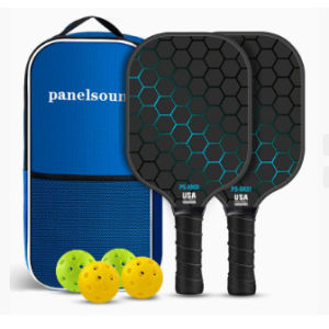 Pickleball Paddle T700 Carbon Fiber Racket Set Lightweight Durable Paddle for Training Competition