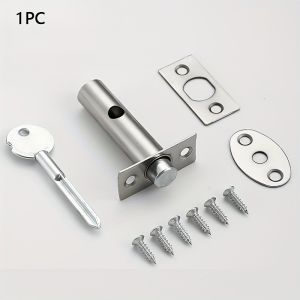 Tube Well Lock Iron Hardware Pipe Tube Well Invisible Lock for Hotel Family Factory Fireproof Door