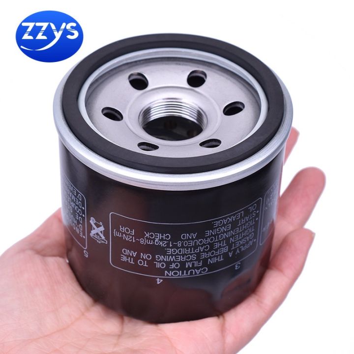 Caltric Black Oil Filter FL134A1013 – For Suzuki GSX1000 Katana, TL1000 S/R, GSX-R1000 Z, SV1000 S – 71mm X 70mm