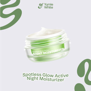 YUMIE WHITE Moisture Glow Face with Niacinamide Night Moisturiser Brightening Fades Dark Spot Cream (15g)