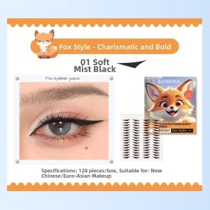 HESSIN Sweat Resistant Eyeliner Stickers Water Resistant Fitting Makeup Stencils Lightweight Long-Lasting Eyeliner Patch Beauty