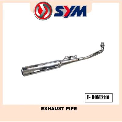 (100% ORIGINAL) SYM BONUS110 EXHAUST PIPE ASSY MUFFLER COMP EKZOS PIPE EBONUS E-BONUS E BONUS110 BONUS 110 BONUS-110 SYM