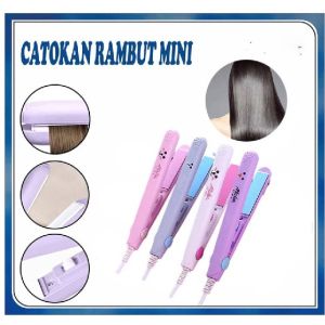 Catok Mini KARAKTER LINE Portable 2in1 Lurus dan Keriting