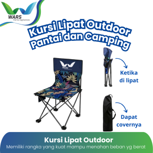 WARS Kursi Lipat Portable Outdoor Pantai dan Camping