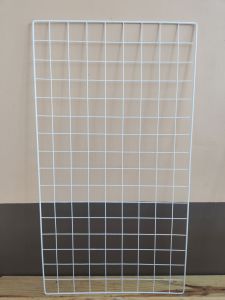 Coated Metal Mesh Grid Wire Screen (White) 84cm x 46cm or 33.07 inches x 18.11 inches 0.46kg