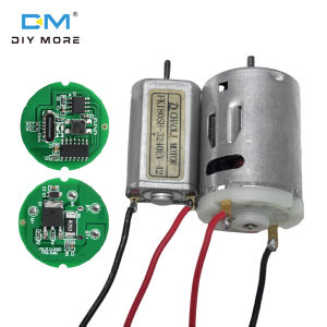 diymore DC 3-6V DC Motor Driver Board 5-20W Small Motor Circuit Board Small Electric Drill DIY Accessories Type C interface