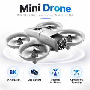 🔥10.10 MEGA SALE🔥Drone 4K HD dual camera WiFi remote control dron portable mini aircraft record video