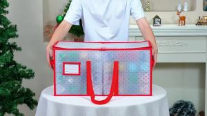 Christmas ball storage is foldable and multifunctional a space-saving storage for Christmas decorations 128 Grid