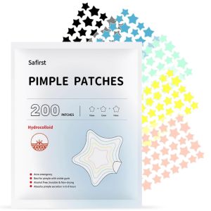 Star Acne Patches Hydrocolloid Pimple Absorbing Patch 3 Sizes 200 Counts Spot Blemish Stickers Zit Dot Colorful Cover Breakout Hiding Face Emergency ment