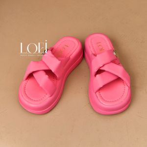 LOEI Sunny Sandal Wedges Sandal Silang Wanita Kekinian 1833