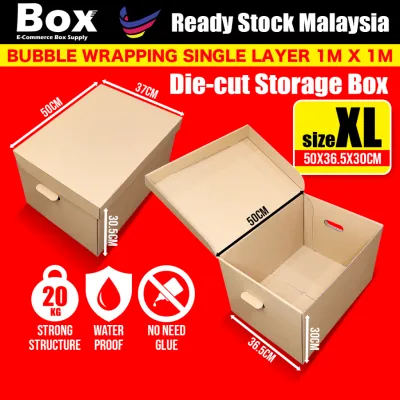 Kotak Simpanan Dokumen Document Storage Box File Box Moving Box Office Box Home Storage Box Kraft