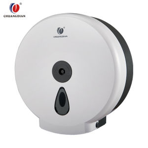 Wall-mounted Bathroom Tissue Dispenser Round Paper Towel Holder Paper Towel Dispenser Storage Box for Big Paper Towel Roll - intl