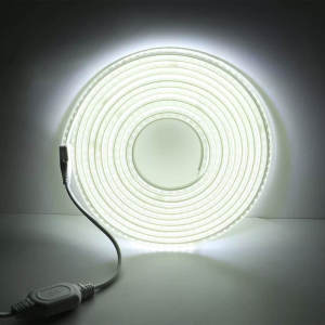 ICIC LED Strip Lights Cuttable Rope Outdoor IP65 Waterproof String Lights Decoration for Room Connector 2pin Bedroom