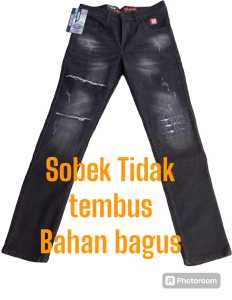 PROMO==CELANAJEANS PANJANG PRIA MODEL RIPPED//MODEL SOBEK SOBEK BAHAN NGARETBAHAN HALUS HARGA MURAH