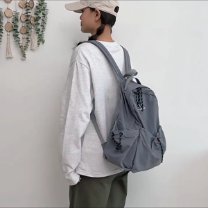 Multipurpose School Bag Large Capacity Nylon Backpack Ergonomic Daypack Laptop Bag Rucksack for Everyday Use