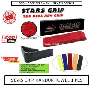 Star Grip Badminton isi 1 pcs bisa COD / Grip Handuk berkualitas / Pegangan Raket / Grib bulutangkis