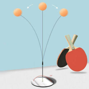 Hot Selling Elastic Soft Axis Table Tennis Trainer for All Year Round Family Youth and Kids Durable Rubber Elastic Soft Shaft