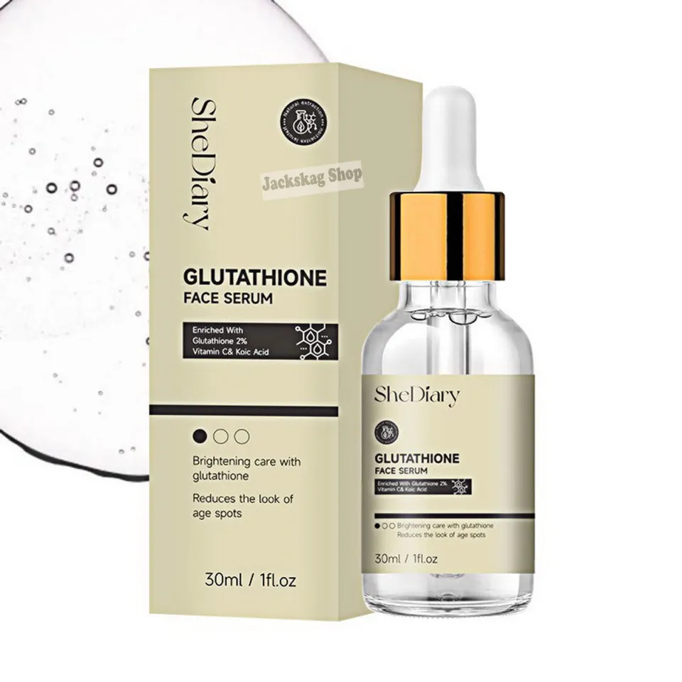 SheDiary Glutathione Whitening Freckle Serum Remove Melasma Dark Spots Face Whitening  Serum with Vitamin C Kojic Acid 30ml Niacinamide & Kojic Acid Formula -  Lazada | Lazada PH