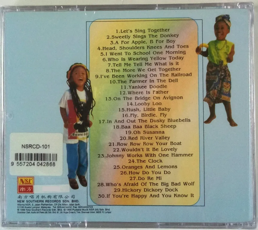 Lets Sing Together Vol.1 - 30 Children Nursery Rhymes CD English