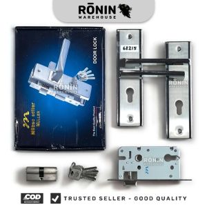 MULLER Handle Pintu M tanggung stainless gagang Pegangan Kunci Pintu Rumah Door set