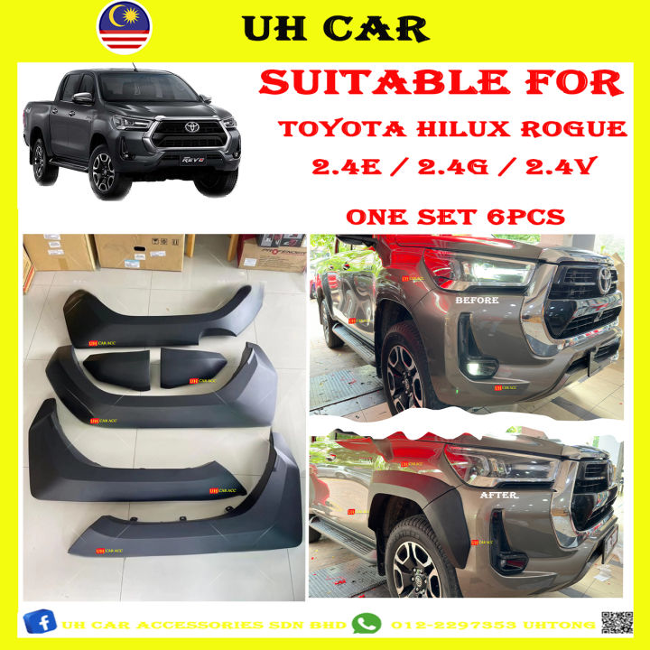 TOYOTA HILUX REVO ROCCO ROGUE 2.4E / 2.4G / 2.4V WIDE FENDER ARCH FLARE ...