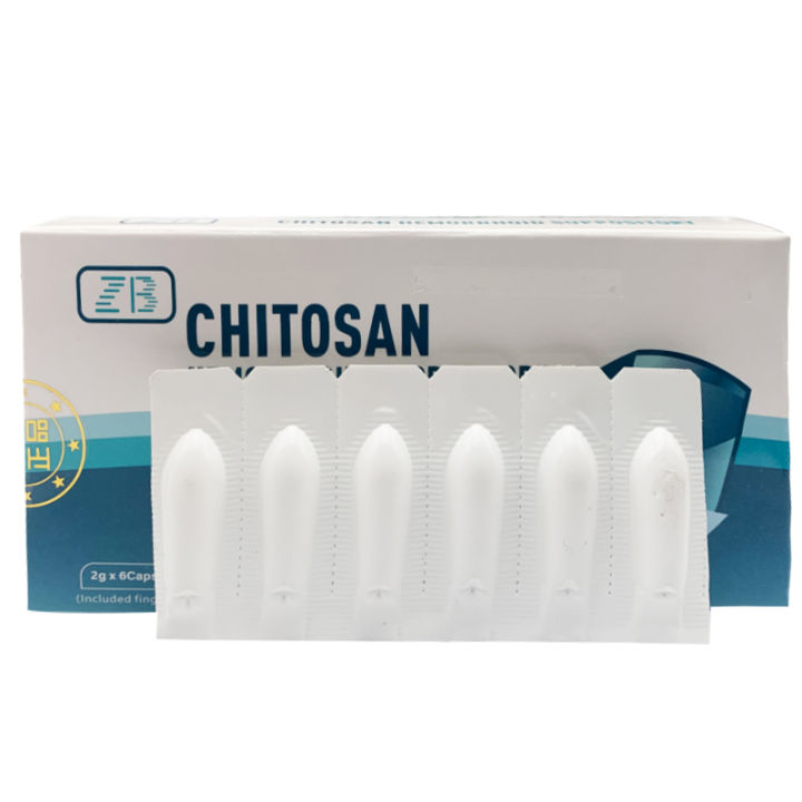 Hemorrhoid Suppository Chitosan AntiItching Hemostasis Effect Disinfection Treatment Internal