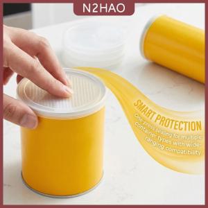 N2HAO Có thể tái sử dụng rò rỉ bằng chứng nắp nhựa các loại kích cỡ con dấu chặt chẽ thay thế cho nhà bếp thực phẩm lưu trữ hộp lọ và ly