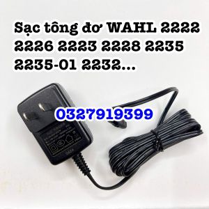 Wahl Sạc Tông Đơ WAHL 2222 2226 2223 2228 2235 2235-01 2232 - Nguồn Điện 100-240V 5V-1000mAh - Phụ Kiện Tóc Chuyên Nghiệp