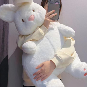 Thú Nhồi BôngGấu Thỏ Trắng Vịt Trắng Chó Xám Cá Sấu - Bụng Bia dễ thương mềm mại siêu cute