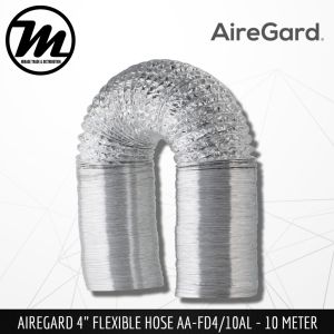 AireGard Flexible Ducting Hose for Ventilation Exhaust Fan Size 4 inch 100mm 6 inch 150mm & 10 inch 200mm