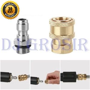 Konektor Adaptor M14*1.5 Pressure Washer 1/4 Female Quick Release Jet Cleaner Set - 8461