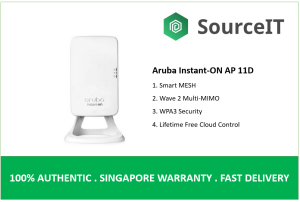 Aruba Instant On AP11D Access Point PoE supported Exclude Power Adapter P/N:R2X16A - 2 Year Local Warranty