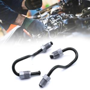 Brake Hose Heat Resistant Brake Caliper Oil Line Flexible Brake Line 1K0611764L Replacement Simple Installs for Golf 5